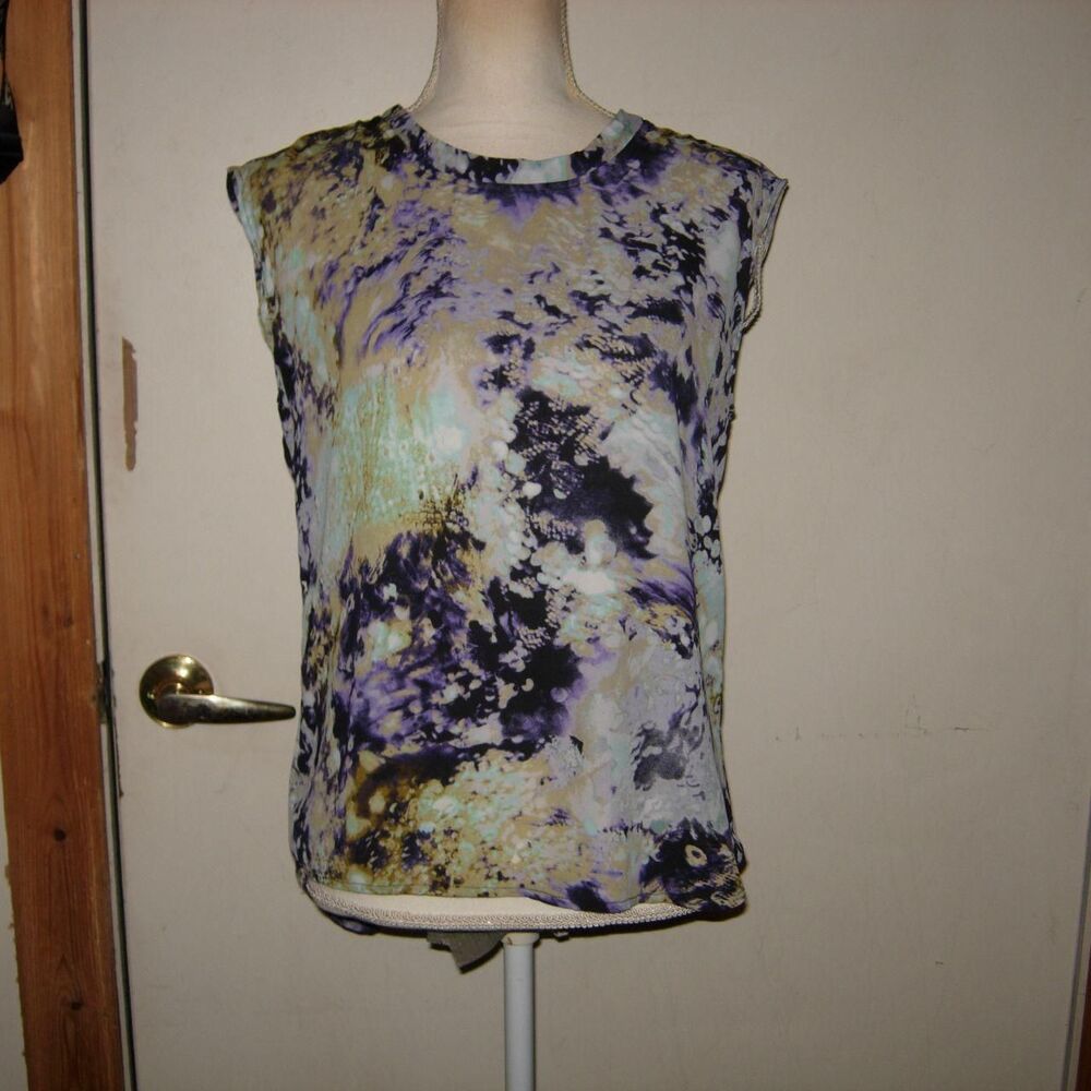 violet & claire tie dye sleeveless top S